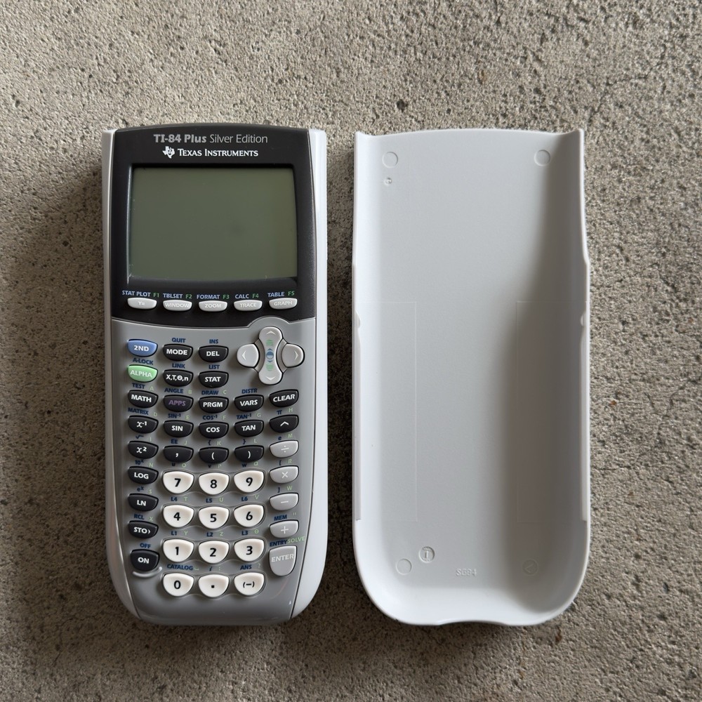 Texas Instruments TI-84 Plus Silver Edition Graphing Calculator Silver TESTED