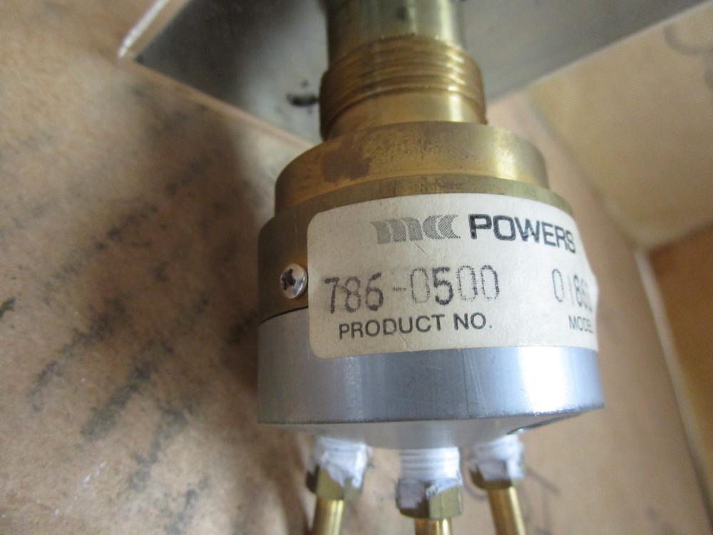 Powers Selector Switch 786-0500 7860500 018625 Used