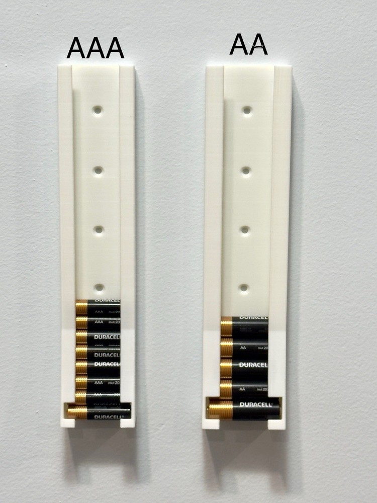 Wall Mount Battery Dispenser For  AA & AAA