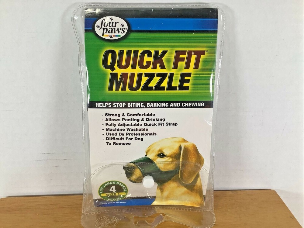 NEW Four Paws Quick Fit Muzzle For LARGE DOGS SIZE LARGE
