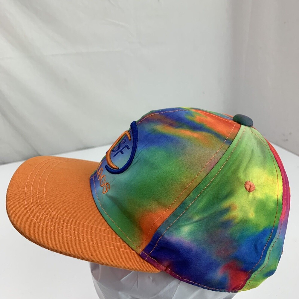 Six Flags Kids Tie Dye Ball Cap Hat Adjustable Baseball