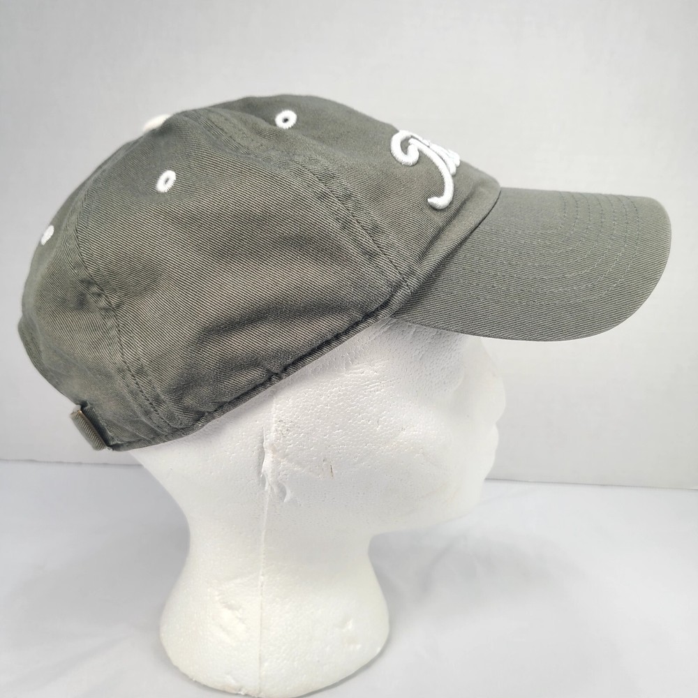 Titleist Hat Golf Strapback Cap Olive Green Relaxed-Fit Adjustable