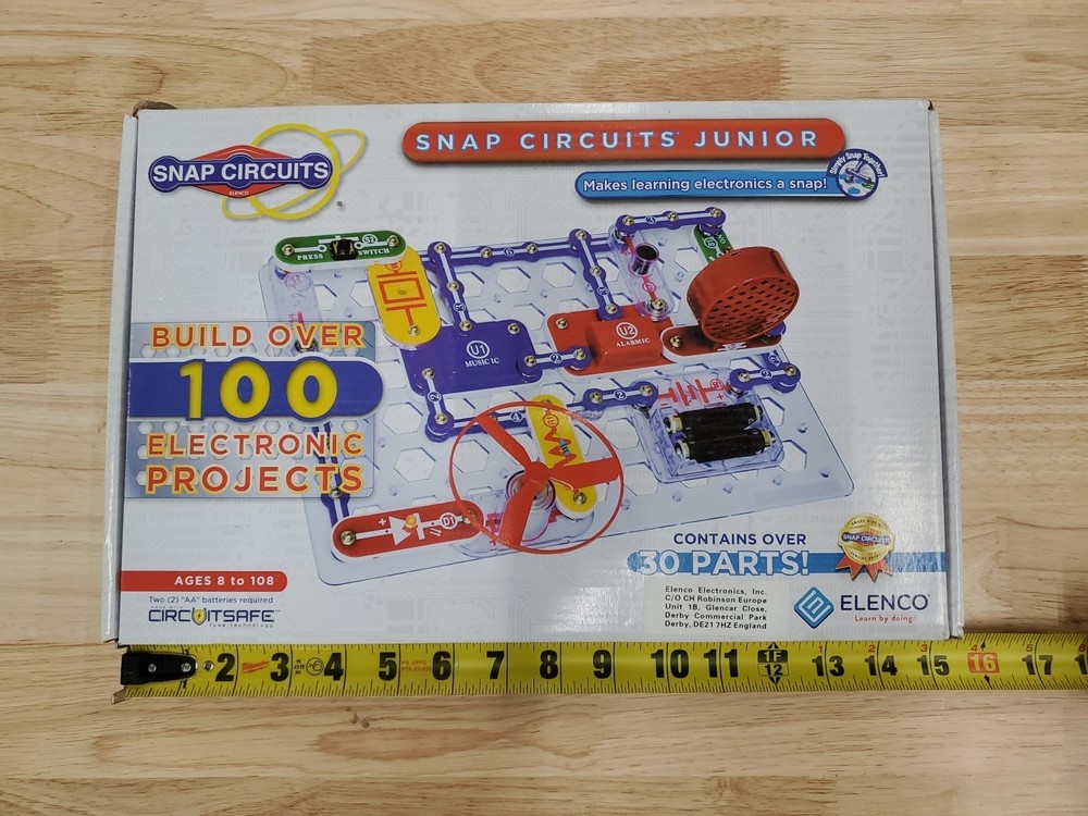 Snap Circuits Jr. SC-100 Electronics Exploration Kit, Over 100 Projects