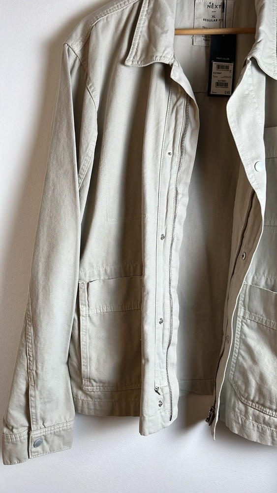 NEXT - REGULAR FIT JACKET - SIZE XL - BEIGE