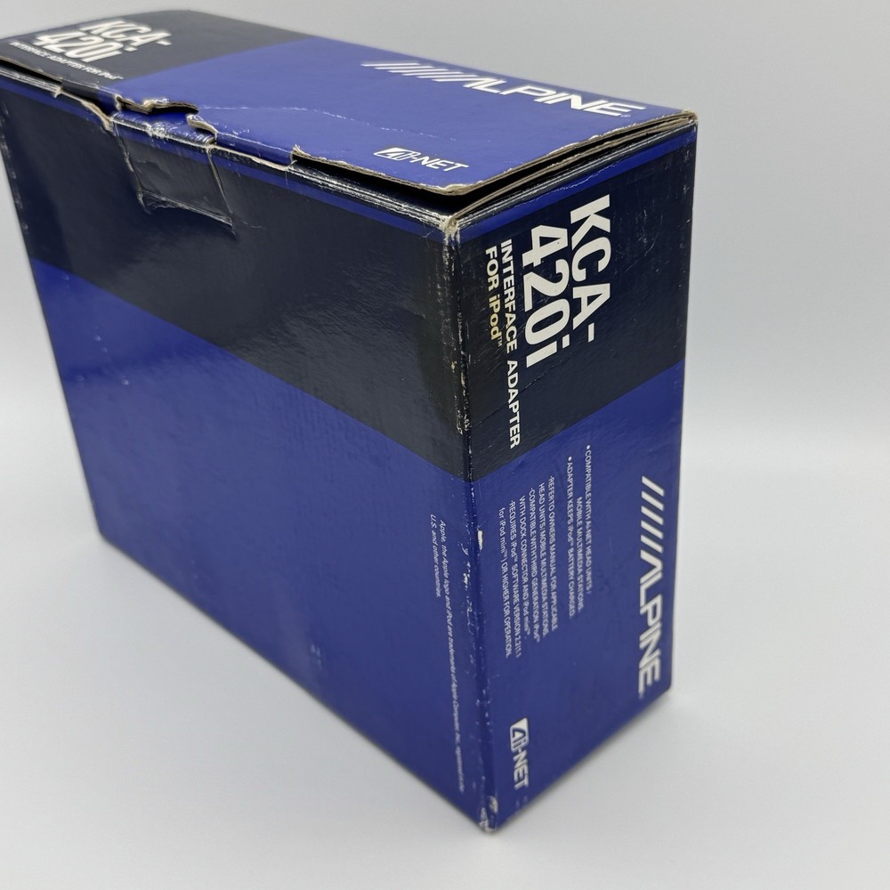 Alpine KCA-420i Interface Adapter For iPod NEW IN BOX