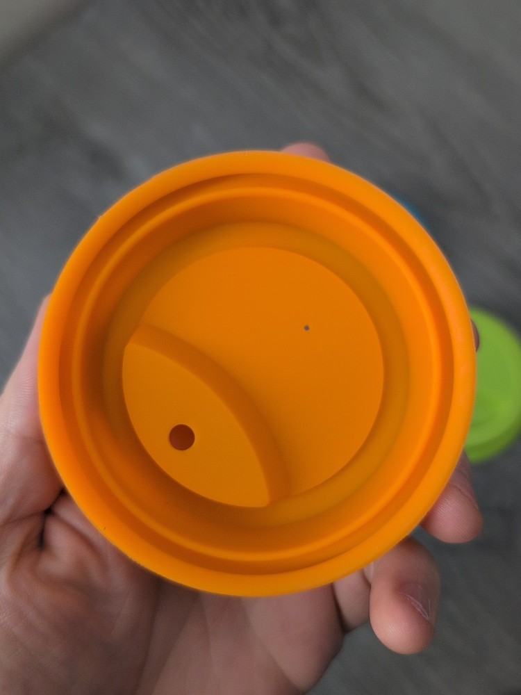 reusable silicone cup lids
