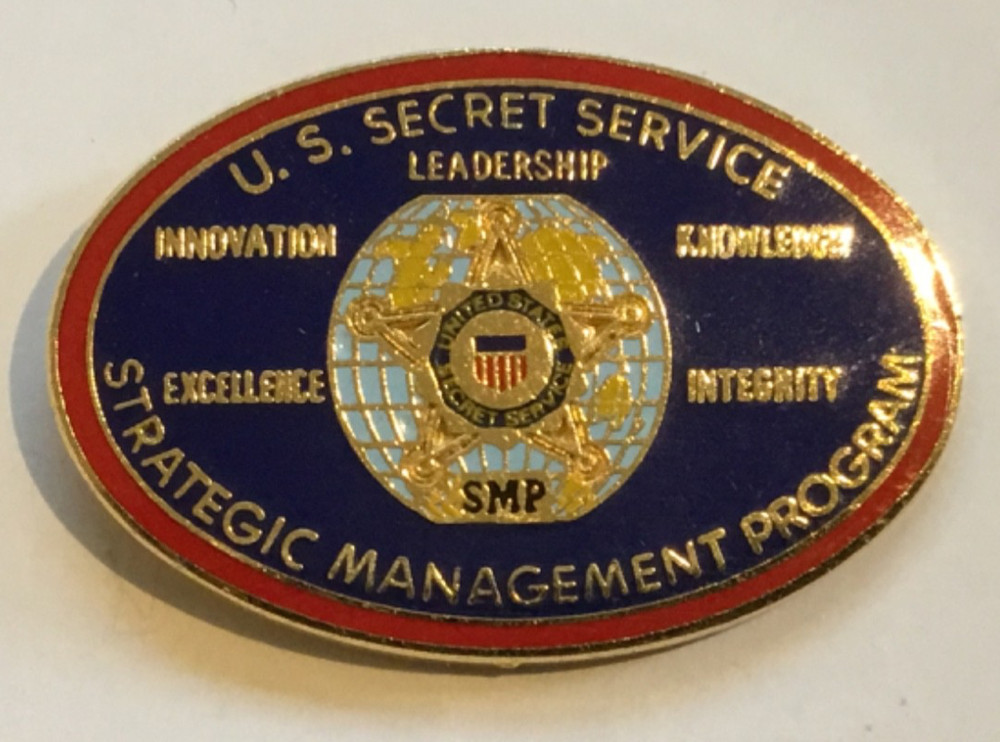 Rare U.S. Secret Service “Strategic Management Program “pin