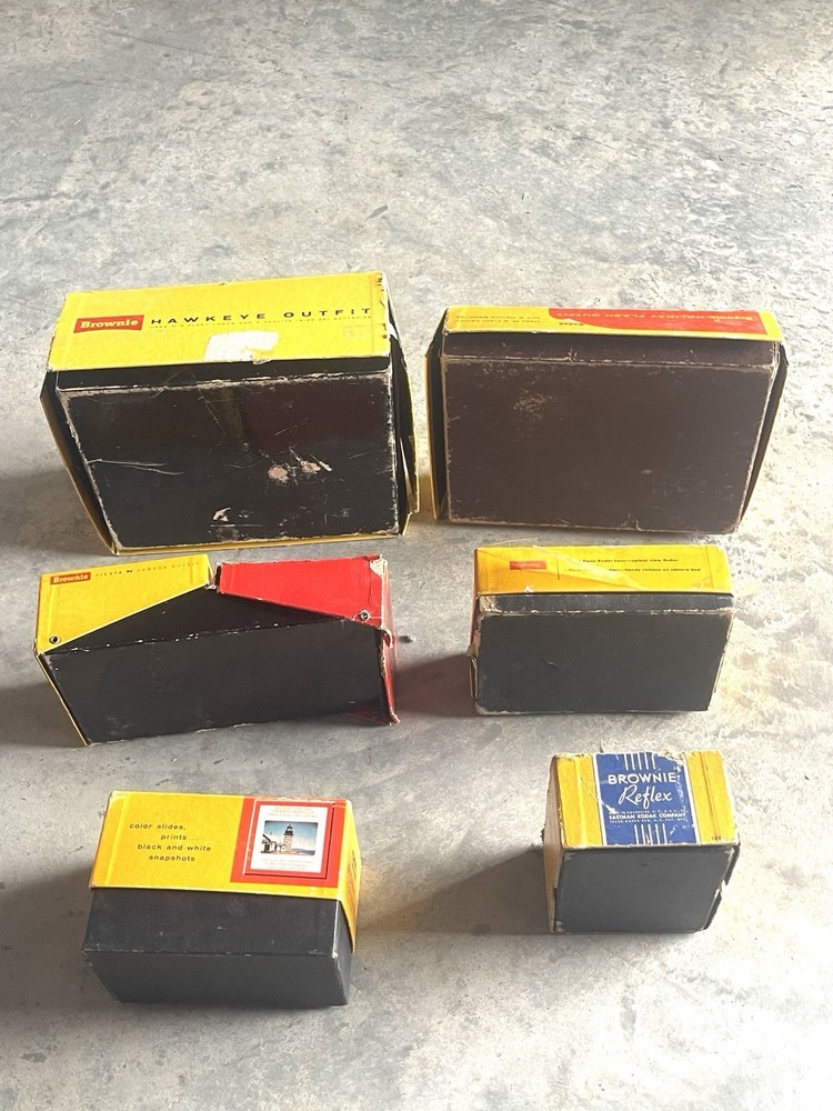vintage Empty Box Lot (5)