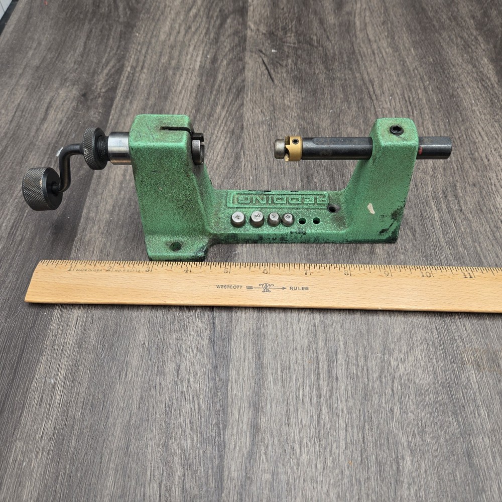 Vintage Redding Reloading Case Trimming Lathe Case Trimmer Tool