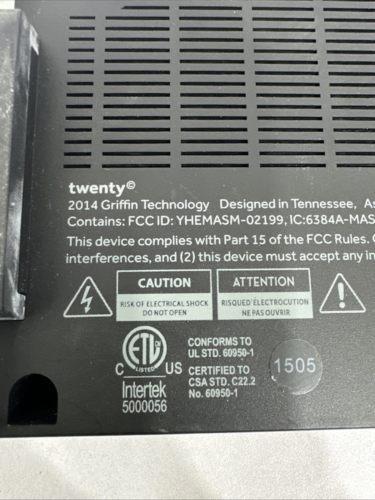 Griffin Twenty Audio Amplifier Bluetooth - MOD-39163