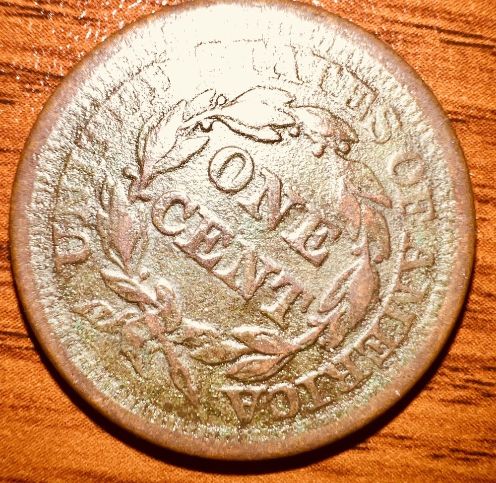 1853 Very Fine LARGE CENT