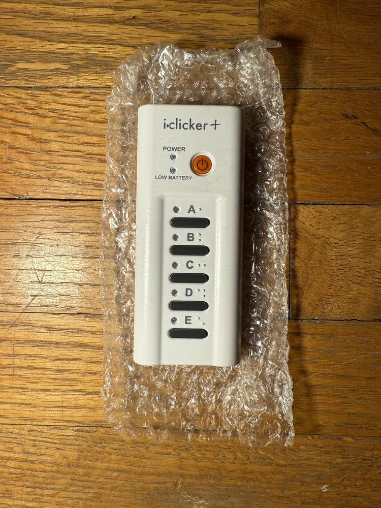 iClicker Plus RLR15 Student Remote White