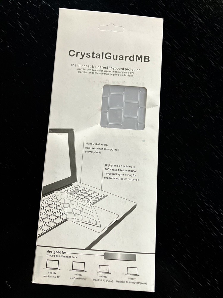Crystal Guard MB Ultra-thin Keyboard Protector MacBook Pro Air 13" 15" CLEAR