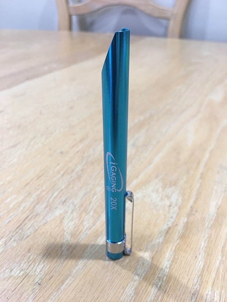 iGAGING 36-PM40 Pocket Scope Magnifier Scale, 40X Magnification Microscope Scale