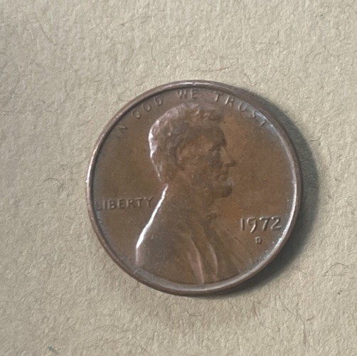 1972 d lincoln penny