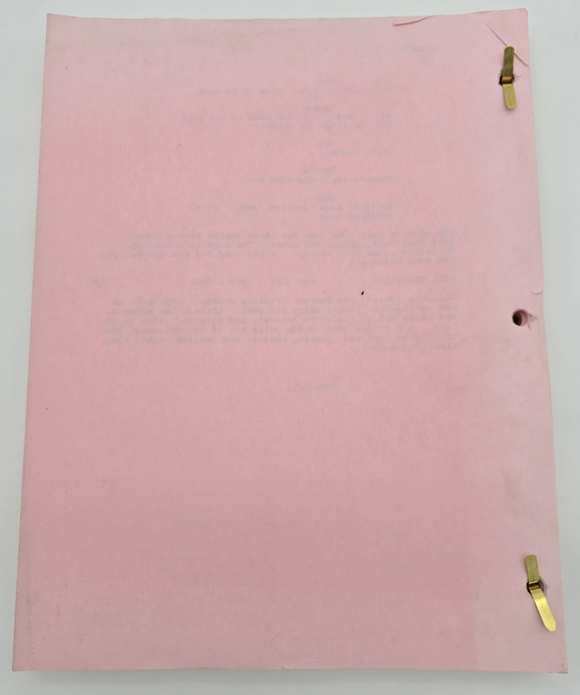 BLOW / Nick Cassavetes 2000 Movie Script Screenplay, Johnny Depp film