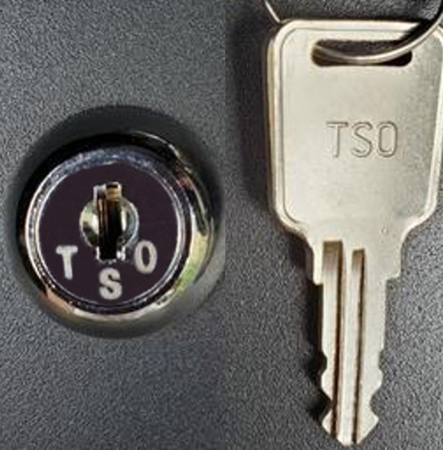 Sentry Safe & Fire Box keys / Select your key code / Series TS0 - TS9