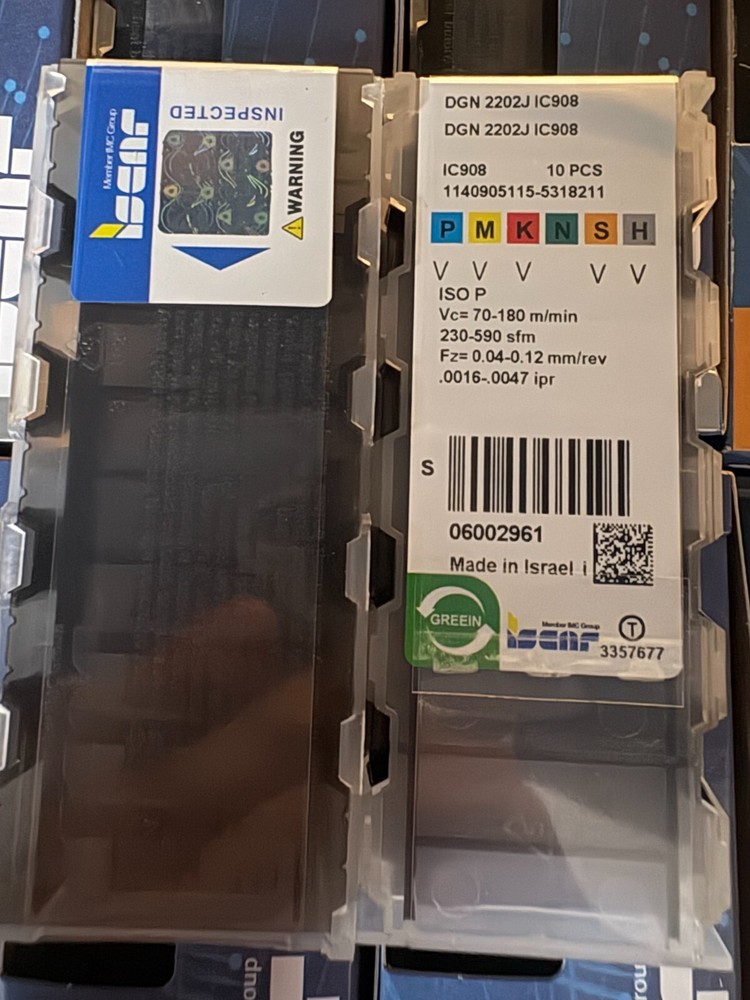 DGN2202J IC908/ISCAR  10 PCS