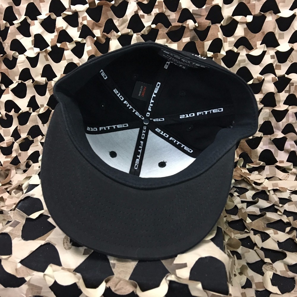 NEW HK Army Flex Fit H Hat - Black - Small/Medium