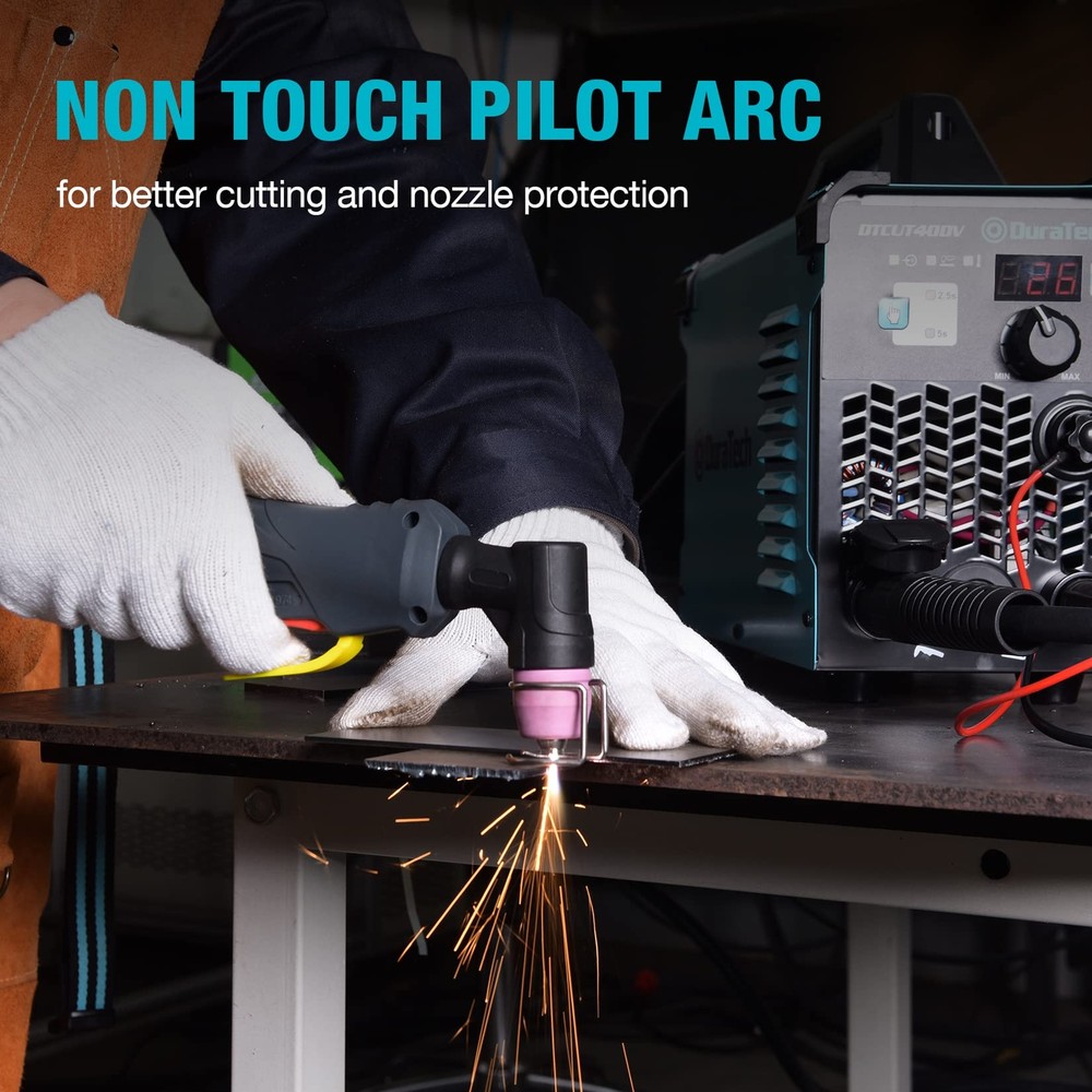 DURATECH 40Apm Plasma Cutter Non-Touch Pilot Arc 120V/240V Clean Cutting Machine