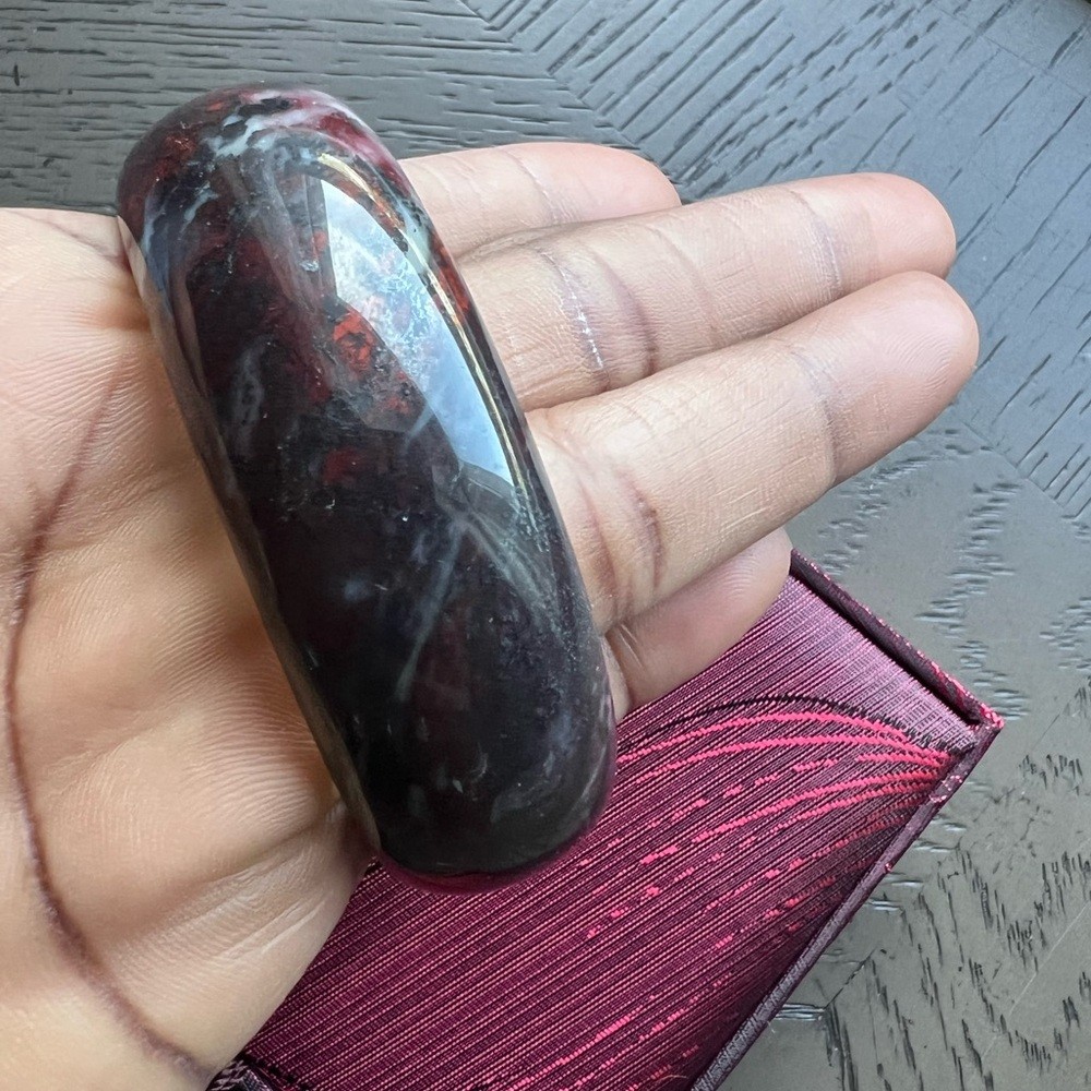 Chicken blood soft bangle 60mm