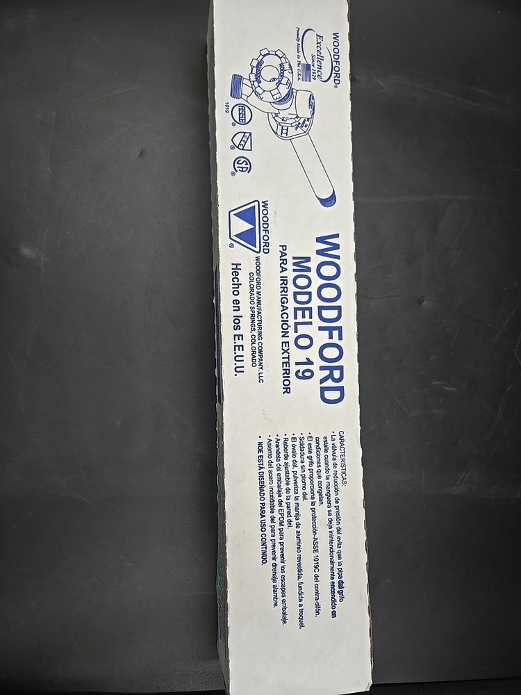 Woodford 19CP-12 Freezeless Wall Faucet Frost Proof Model 19 Anti-Siphon NEW