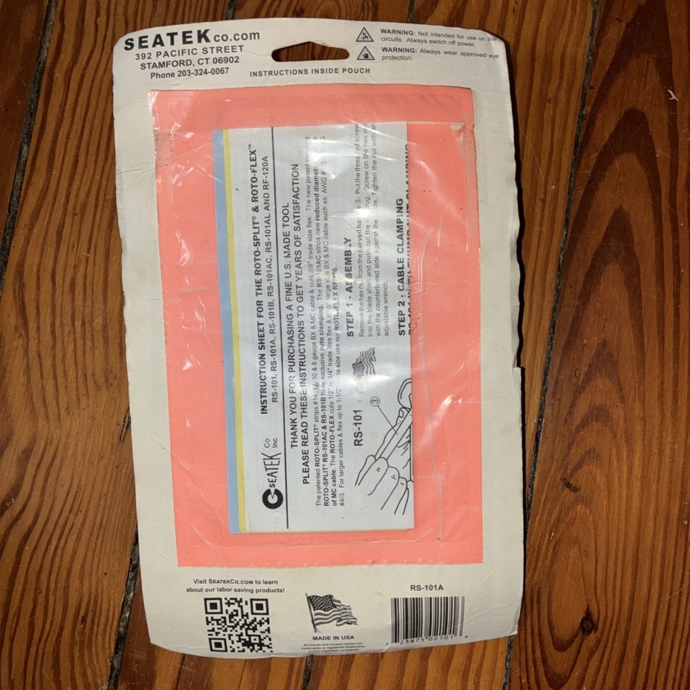 Seatek C-tek Rotosplit 3/8” For Cable Electrical Tool