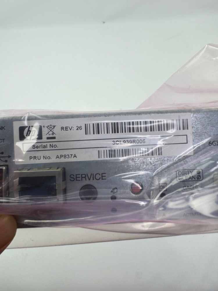 HP AP837A P2000 G3 MSA FC/iSCSI Combo Array Controller 582937-001
