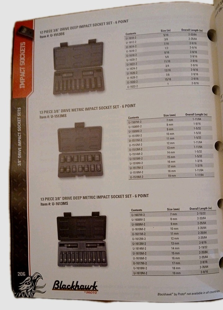 Blackhawk 2011-2012 Mechanics Tool Catalog
