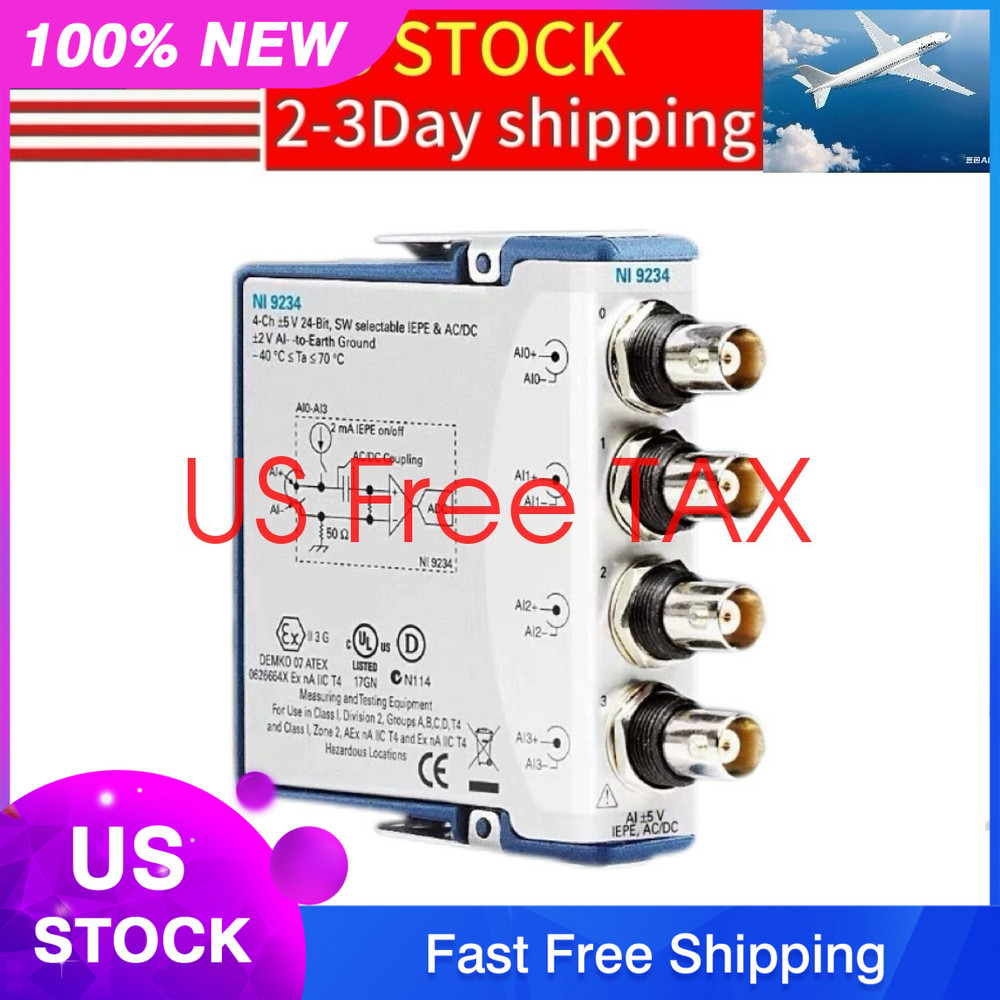 us National Instruments NI-9234 Sound and Vibration Input 779680-01 new in box