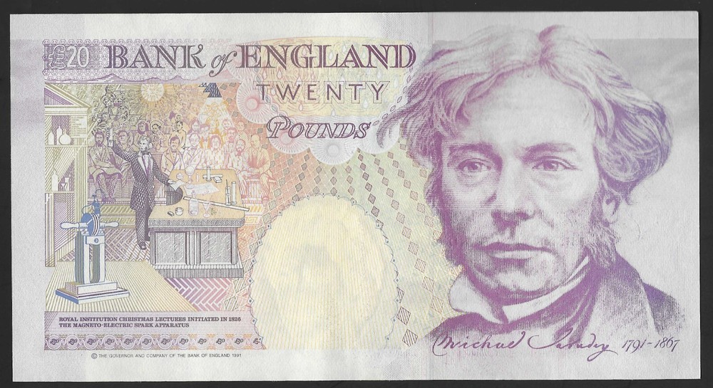 B358 GILL 1991 TWENTY POUND £20 BANKNOTE - SELECT YOUR NOTE