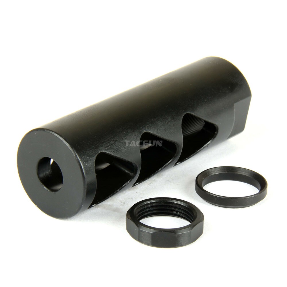 Steel 5/8x24 Thread Muzzle Brake for .308