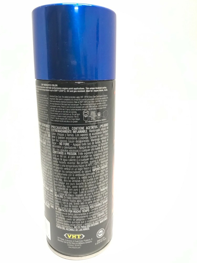 VHT SP451-6 PACK BLUE High Temperature Engine Anodized Color Coat - 11 oz