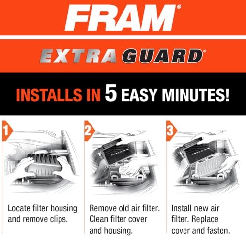 Extra Guard CA10802 Replacement Engine Air Filter for Select 2009-2014 Acura