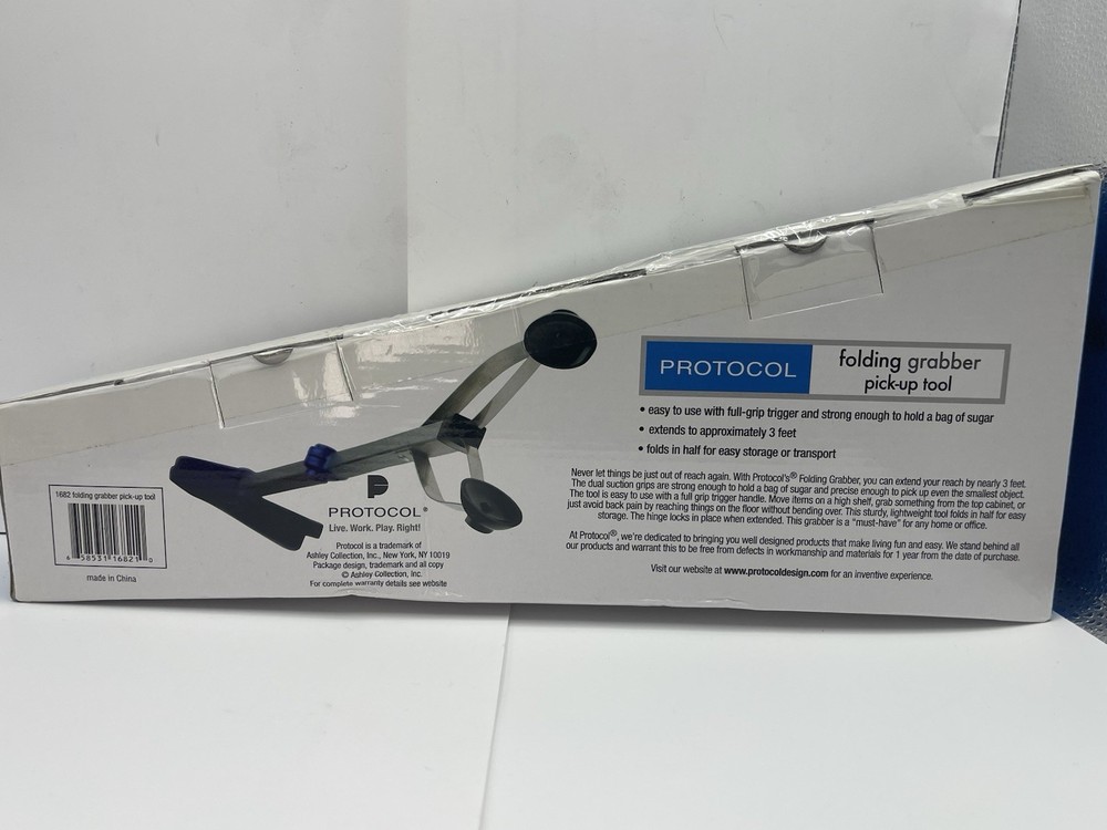 PROTOCOL FOLDING GRABBER PICK-UP TOOL EXTENDS 33"