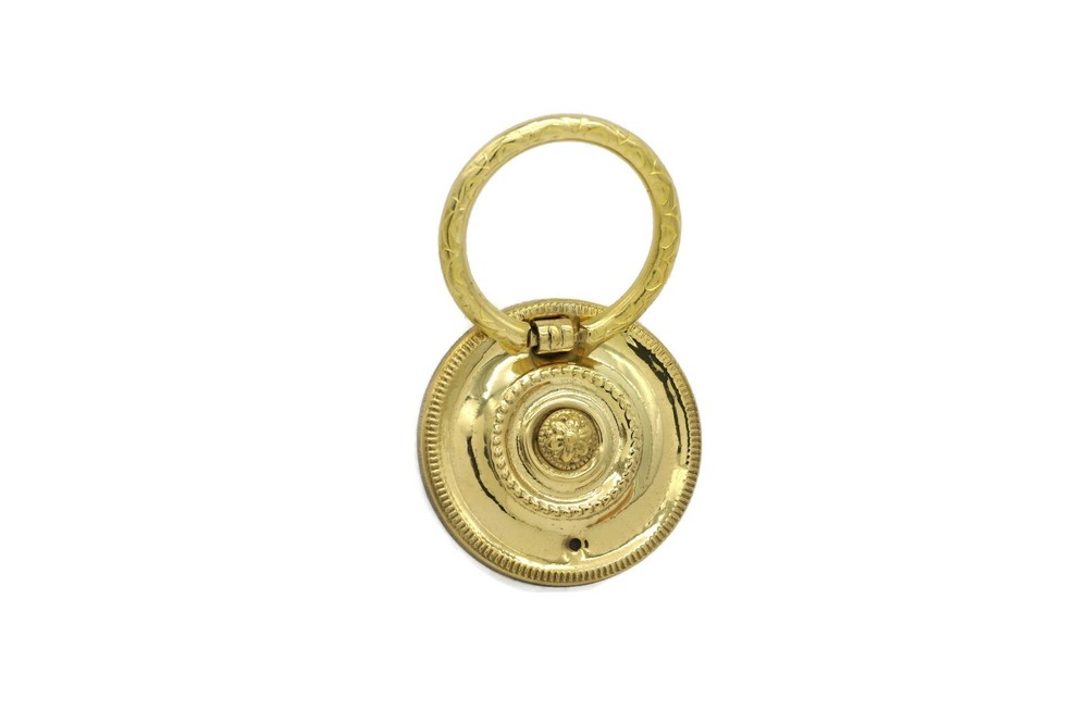 Single Post Drawer Pull Sheraton Pull Furniture Drawer Pull Cabinet Pull Brass