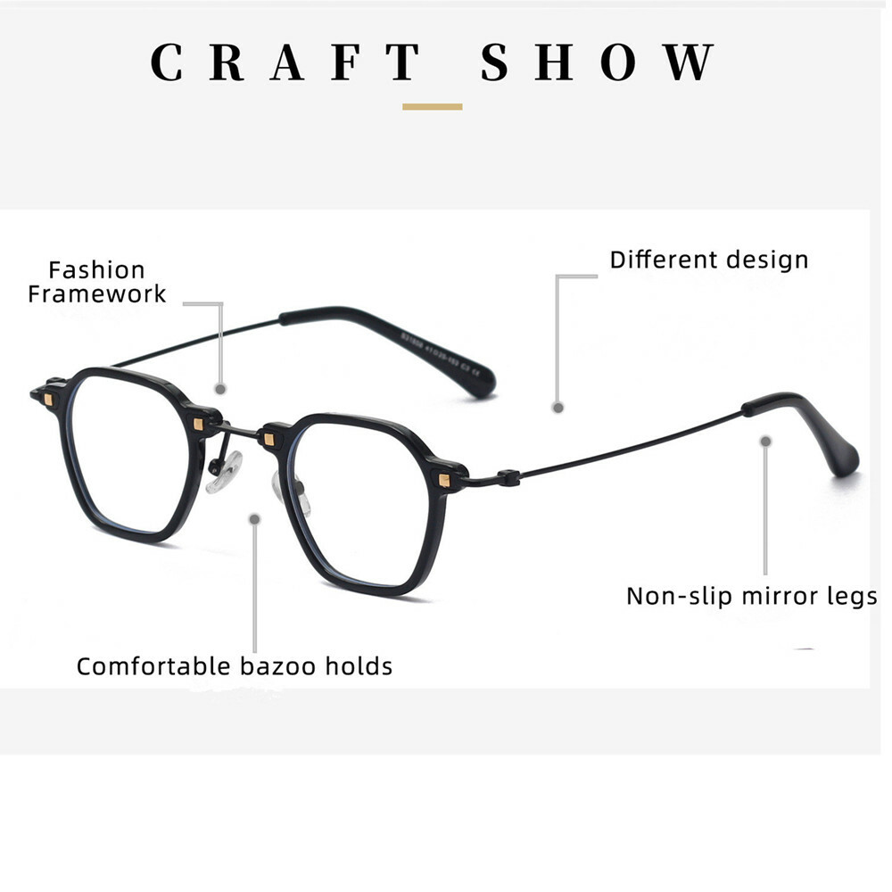 TR90 Square Blue Light Blocking Eyeglasses Frames Gaming Glasses Computer Phone