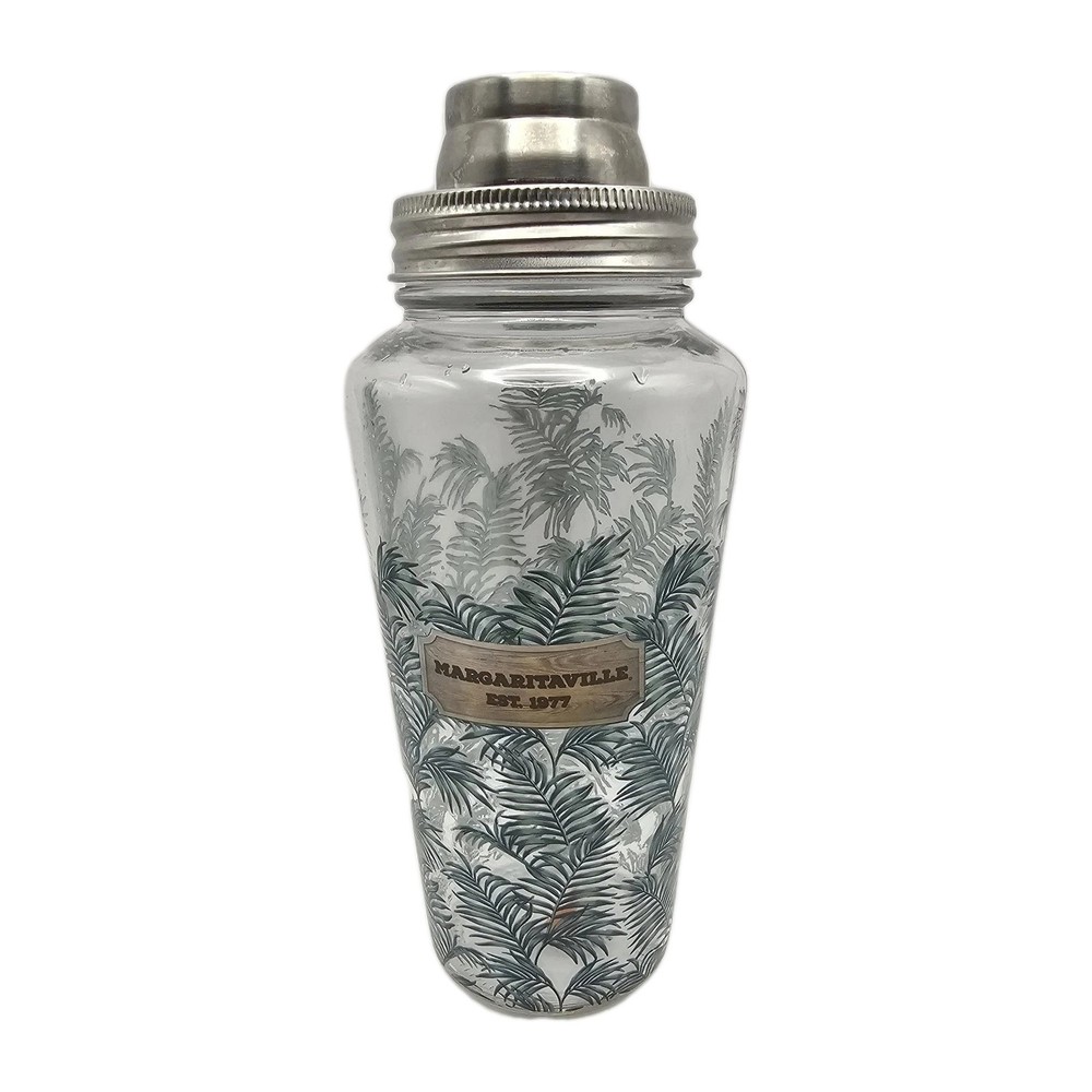 Margaritaville Glass Shaker Tropical Pattern Replacement 27oz