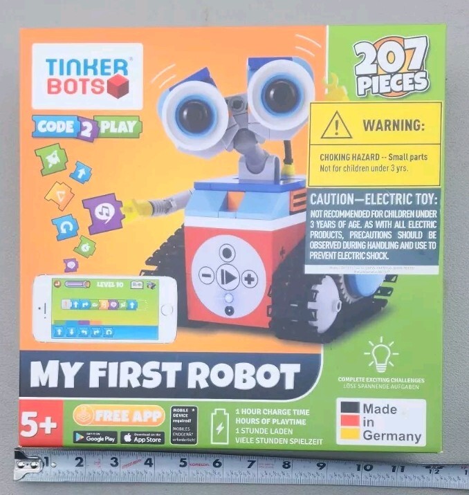 KINEMATICS Tinkerbots My first Robot Set multi-colored modular system