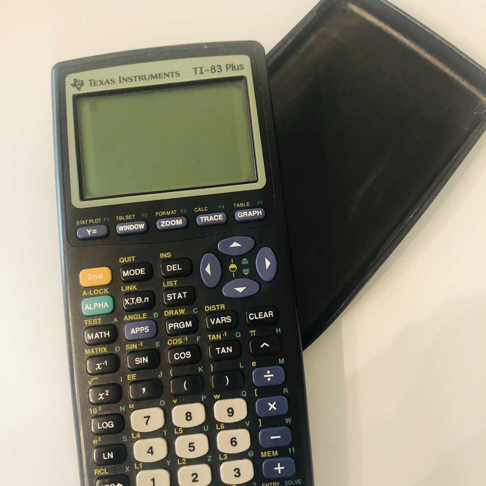 TI-83 Plus Calculator Black with Cover