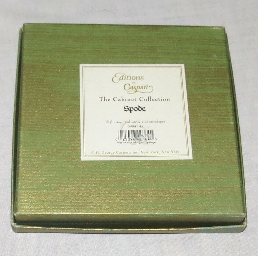 Spode Cabinet Collection EIGHT Note Cards & Envelopes