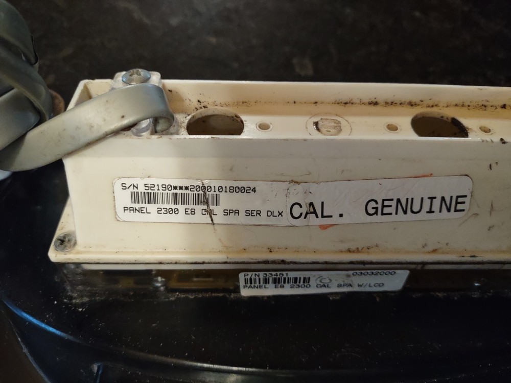 Cal spa 2300 Topside Controller