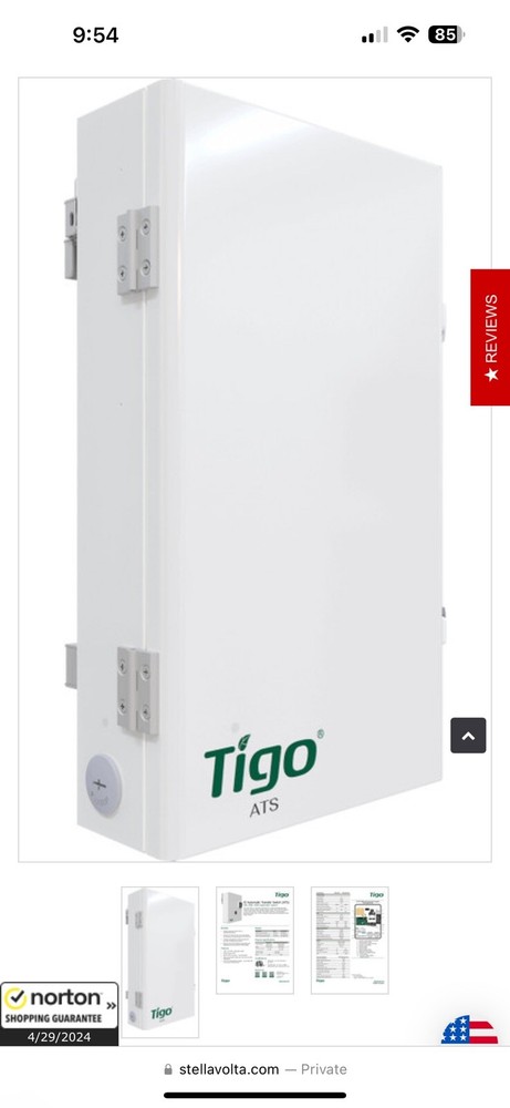 Tigo TSS-50-US Automatic Transfer Switch ATS 50A