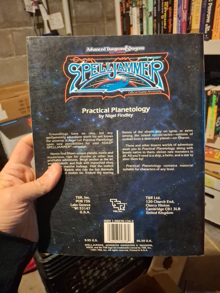 AD&D Practical Planetology with Map - Spelljammer 9328