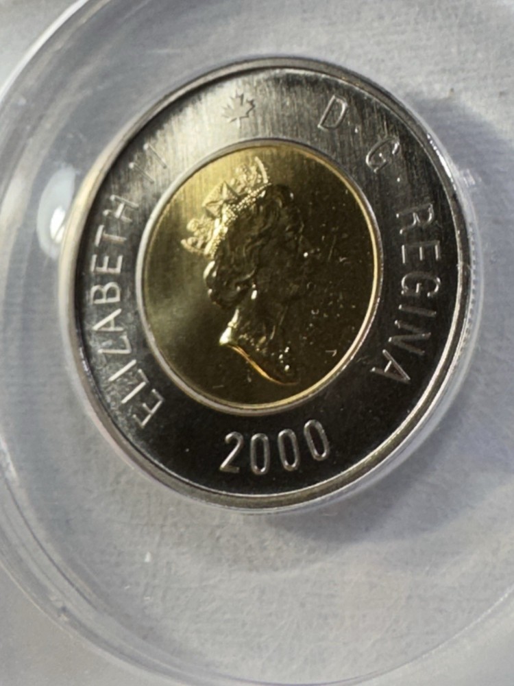 2000 Canada 2 Dollar Specimen Graded SP 69 by ANACS
