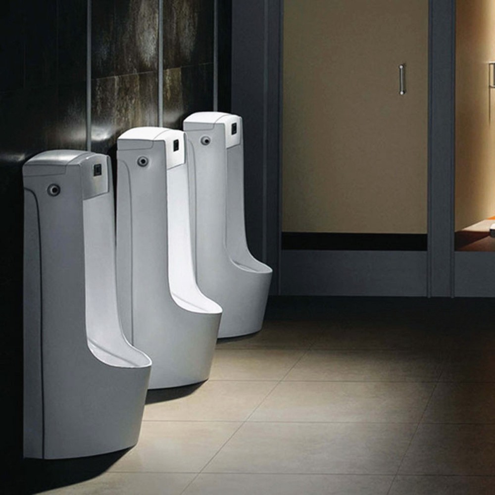 Automatic Ceramic Integrated Standing Urinals Sensor Flusher Flush Valve Kit h