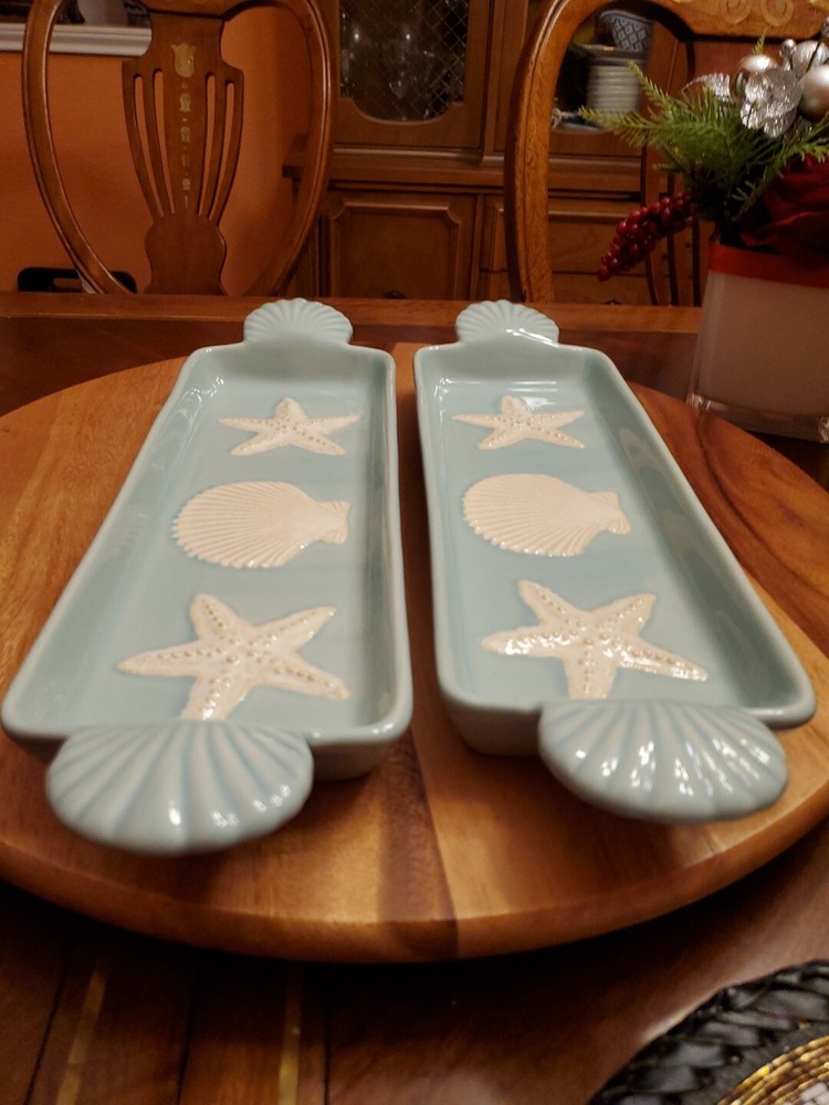 16" Rectangular Treat Tray Shoreline by HOMESTUDIO