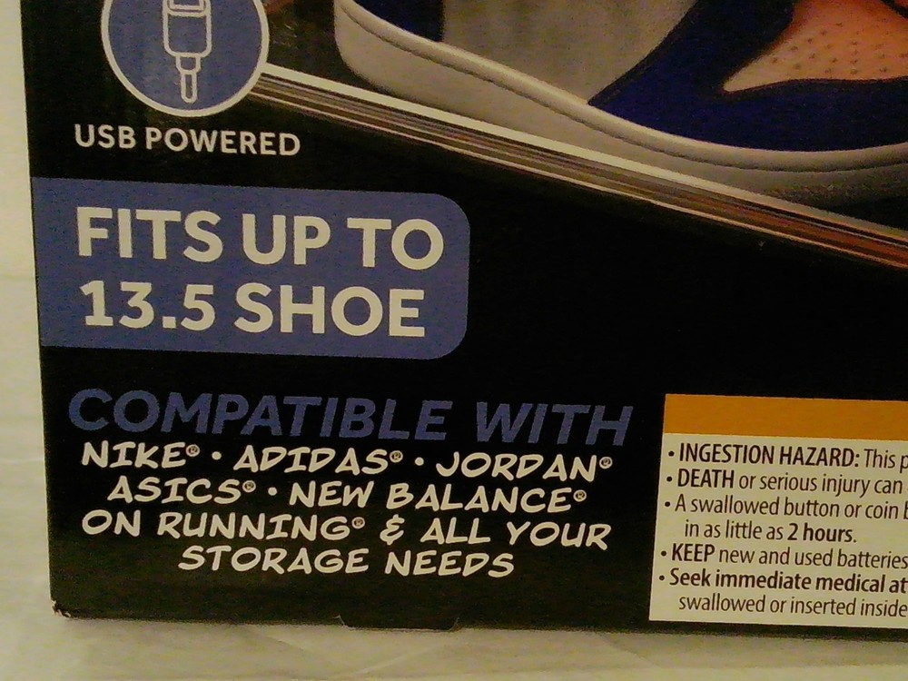 Two (2) Kicks & Co Stackable Sneaker & Storage LED Display Box