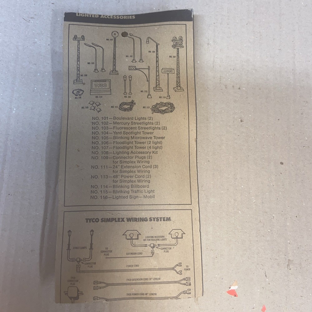 Tyco Tower (Light) Model Vintage
