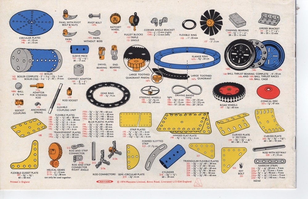 Meccano Catalogue No #3 1974